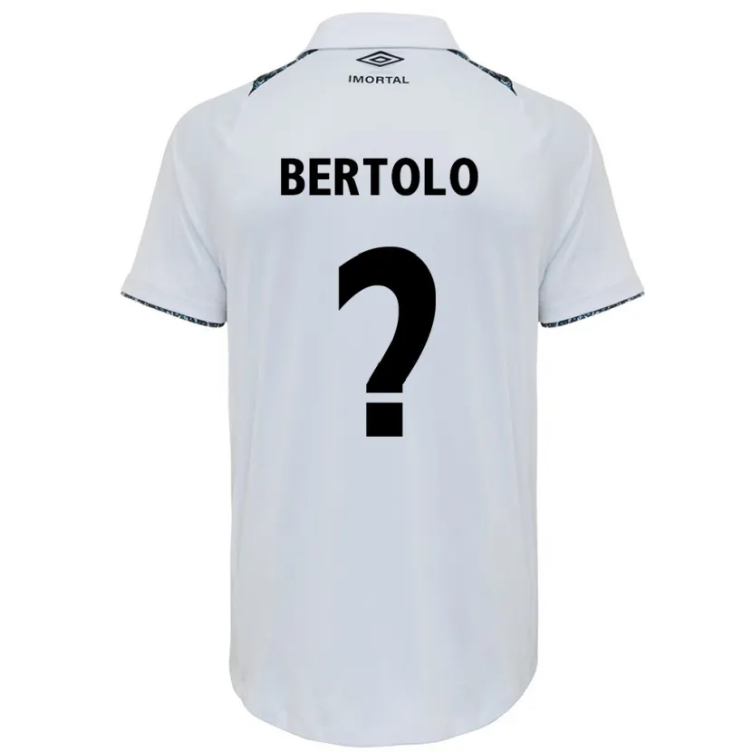 Danxen Kid Mateus Bertolo #0 White Blue Away Jersey 2024/25 T-Shirt