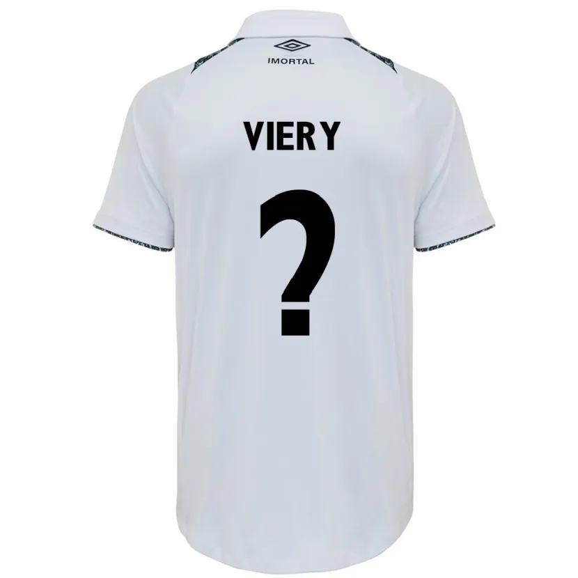 Danxen Kid Viery #0 White Blue Away Jersey 2024/25 T-Shirt