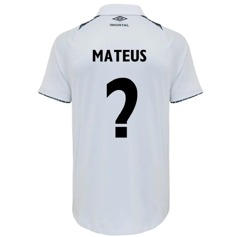 Danxen Kid Mateus #0 White Blue Away Jersey 2024/25 T-Shirt