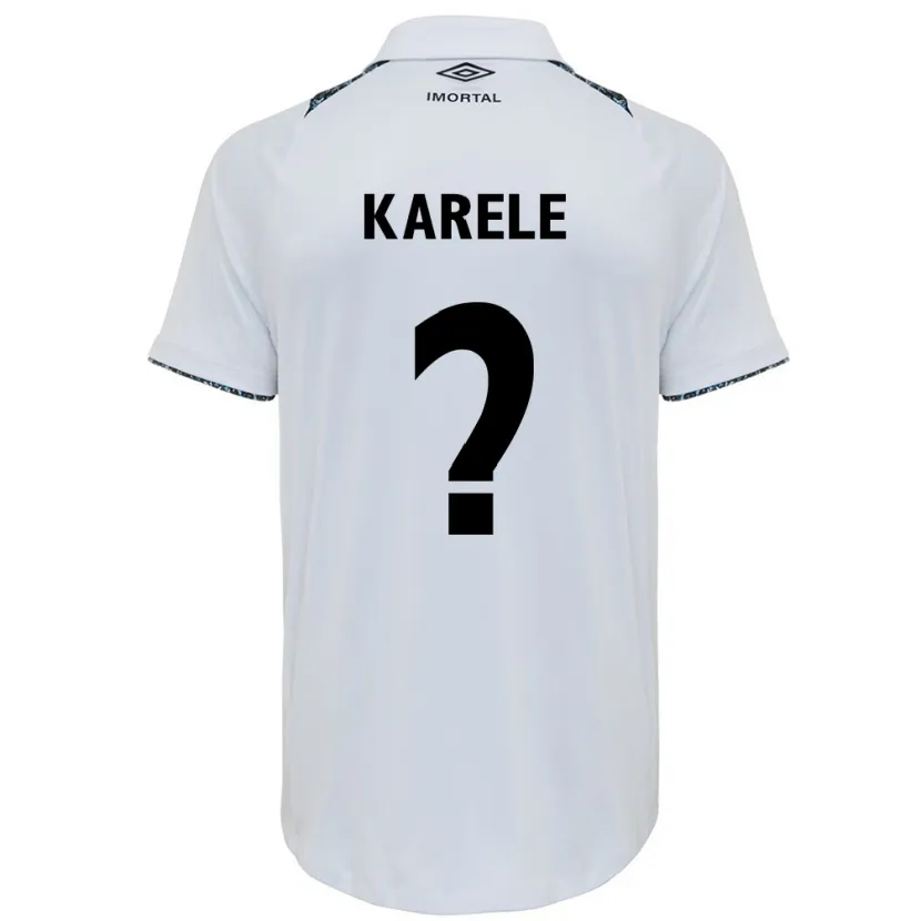 Danxen Kid Karele #0 White Blue Away Jersey 2024/25 T-Shirt