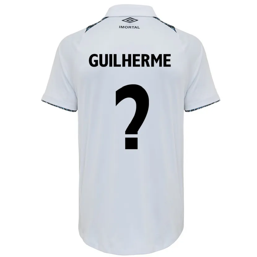 Danxen Kid Zé Guilherme #0 White Blue Away Jersey 2024/25 T-Shirt