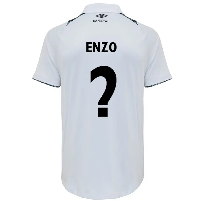 Danxen Kid Enzo #0 White Blue Away Jersey 2024/25 T-Shirt