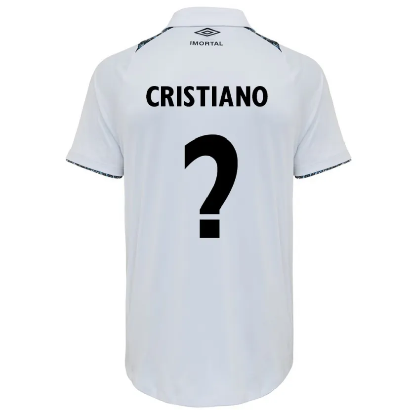 Danxen Kid Cristiano #0 White Blue Away Jersey 2024/25 T-Shirt