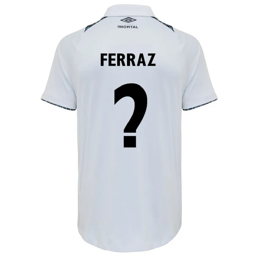 Danxen Kid Vini Ferraz #0 White Blue Away Jersey 2024/25 T-Shirt