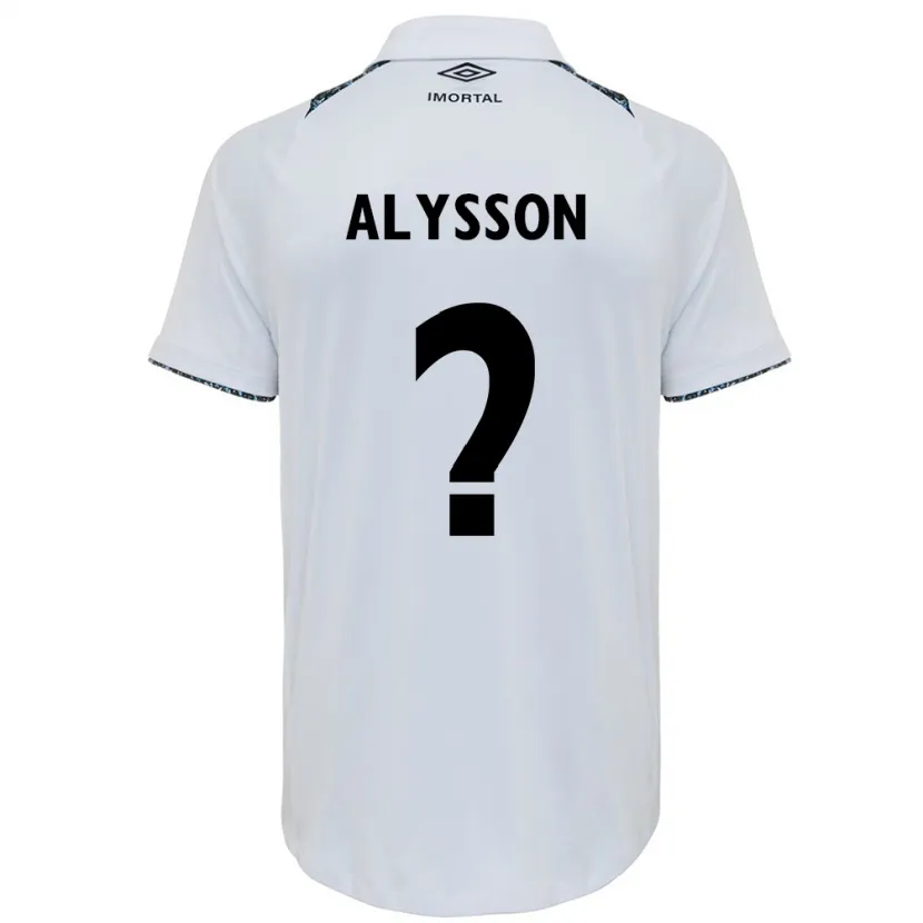 Danxen Kid Alysson Edward #0 White Blue Away Jersey 2024/25 T-Shirt