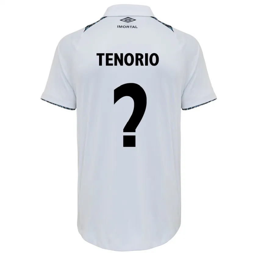 Danxen Kid Lucas Tenório #0 White Blue Away Jersey 2024/25 T-Shirt