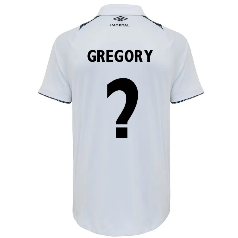 Danxen Kid Gregory #0 White Blue Away Jersey 2024/25 T-Shirt