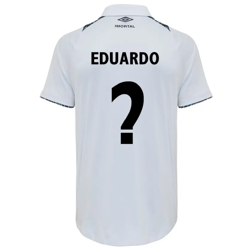 Danxen Kid Eduardo #0 White Blue Away Jersey 2024/25 T-Shirt