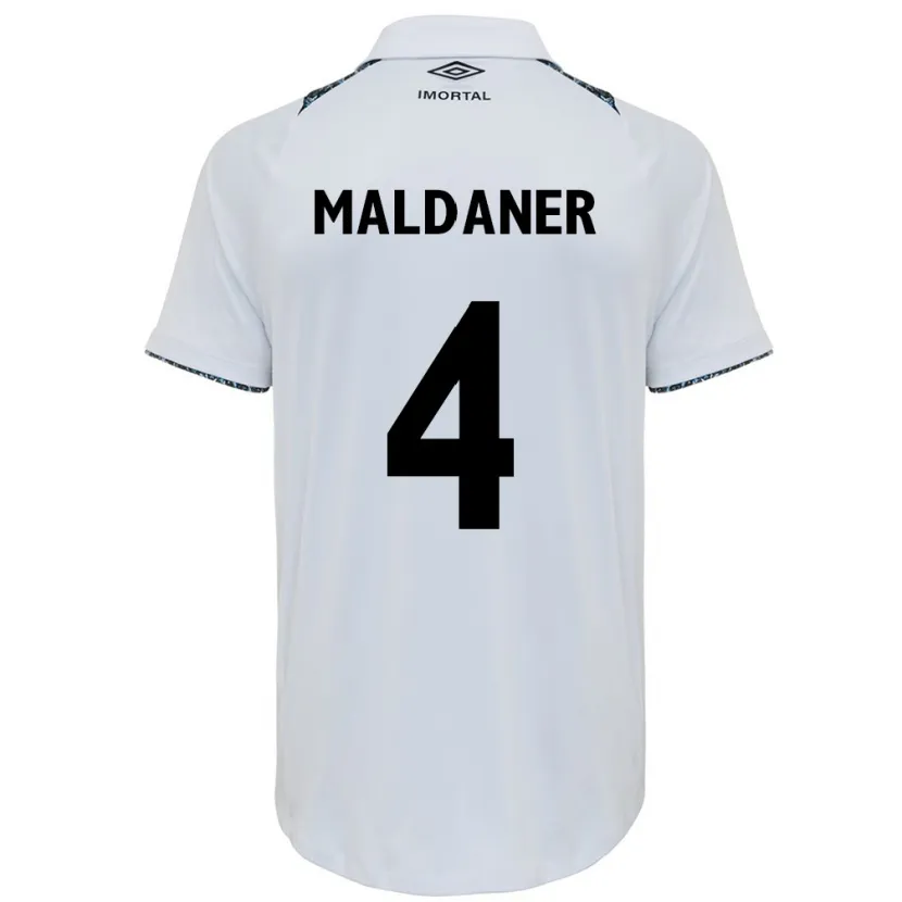 Danxen Kid Pati Maldaner #4 White Blue Away Jersey 2024/25 T-Shirt