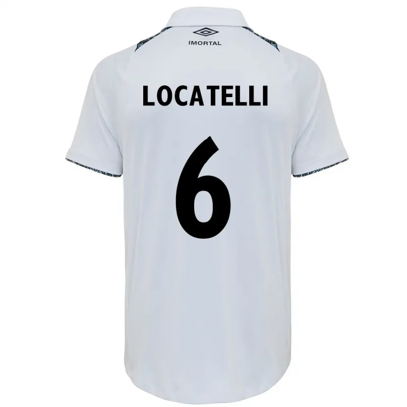 Danxen Kid Natane Locatelli #6 White Blue Away Jersey 2024/25 T-Shirt