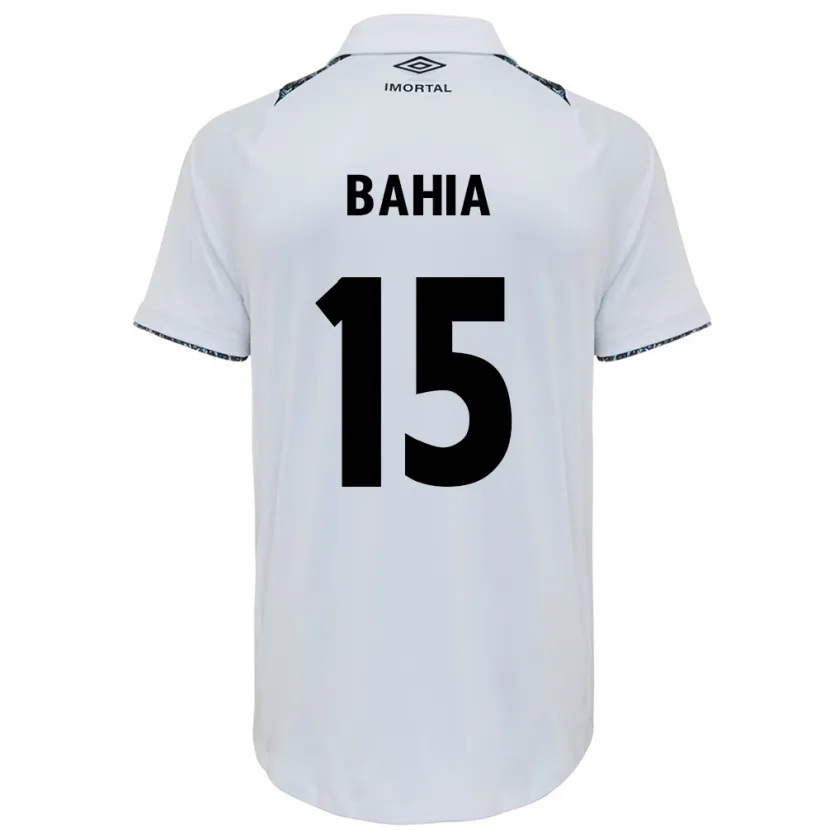 Danxen Kid Raíssa Bahia #15 White Blue Away Jersey 2024/25 T-Shirt