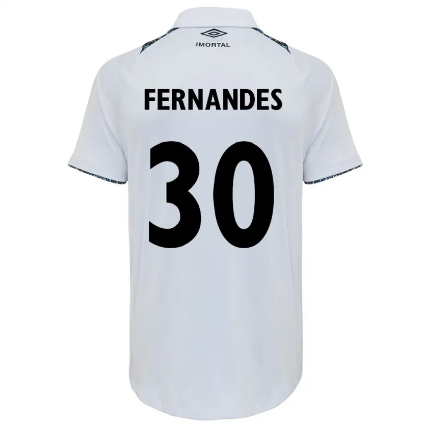 Danxen Kid Raquel Fernandes #30 White Blue Away Jersey 2024/25 T-Shirt