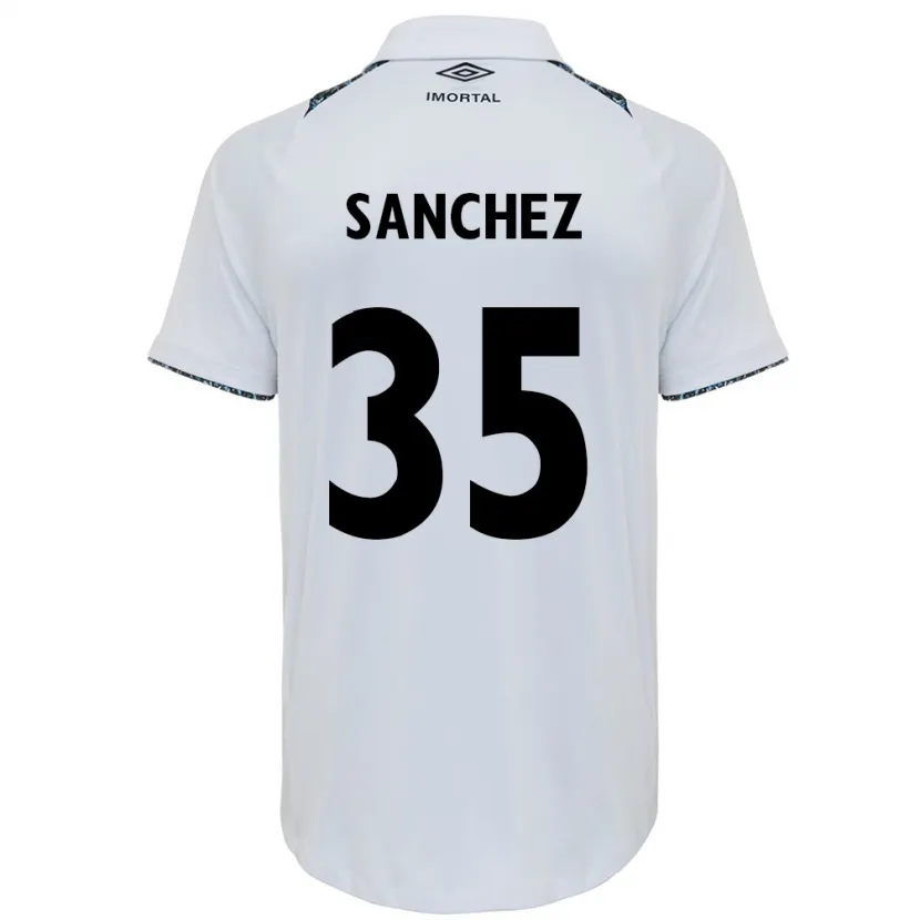 Danxen Kid Lari Sanchez #35 White Blue Away Jersey 2024/25 T-Shirt