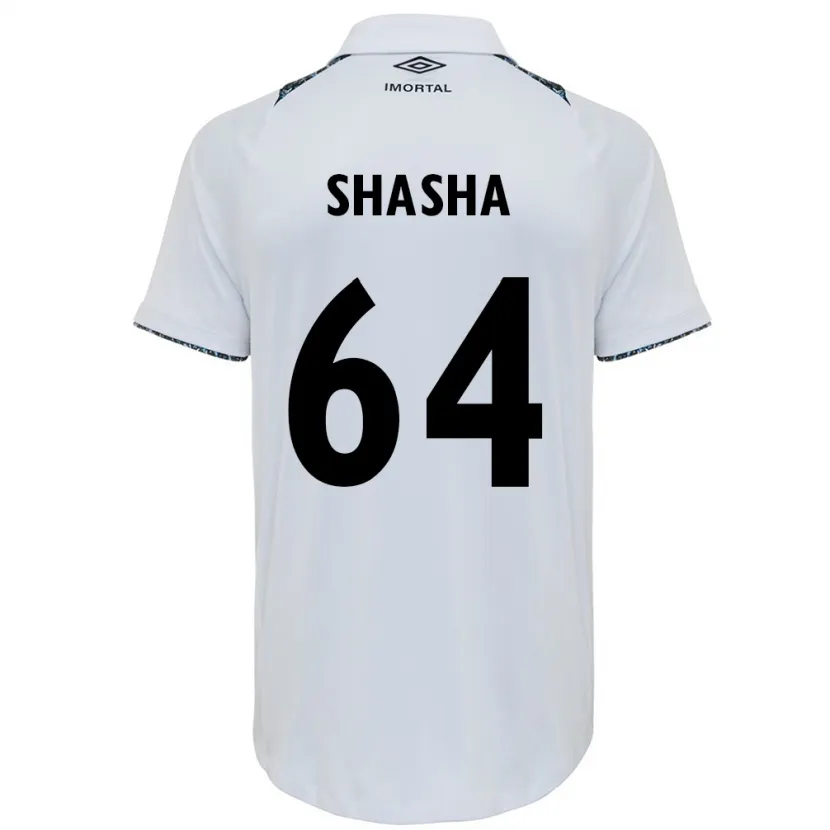 Danxen Kid Shashá #64 White Blue Away Jersey 2024/25 T-Shirt