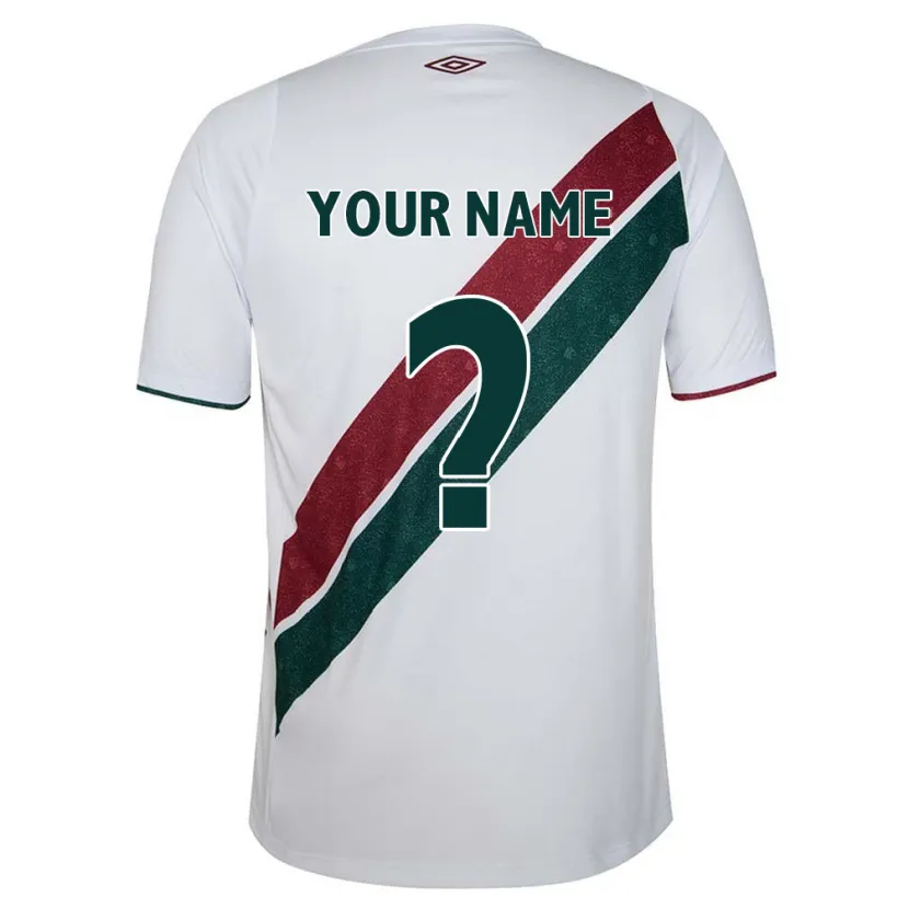 Danxen Kid Your Name #0 White Green Maroon Away Jersey 2024/25 T-Shirt