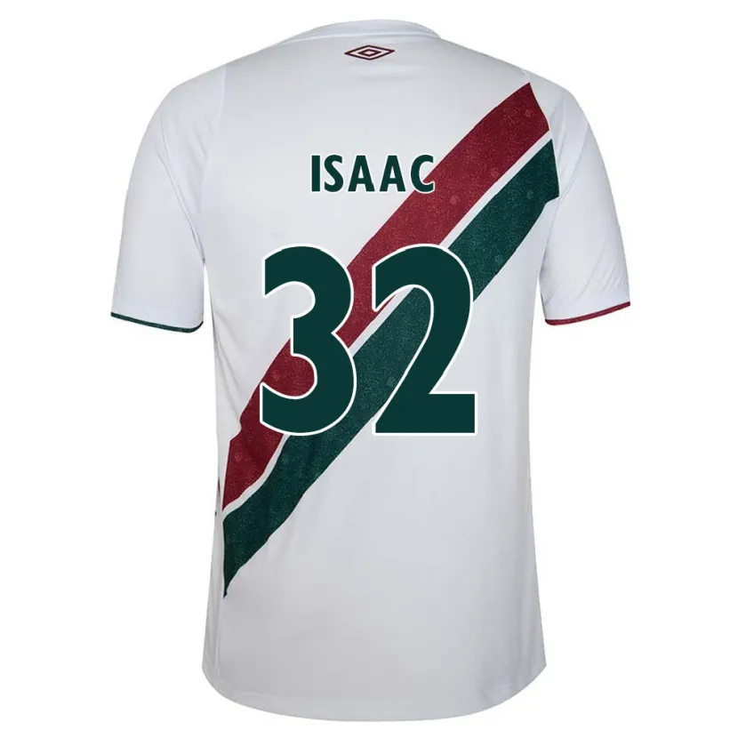 Danxen Kid Isaac #32 White Green Maroon Away Jersey 2024/25 T-Shirt