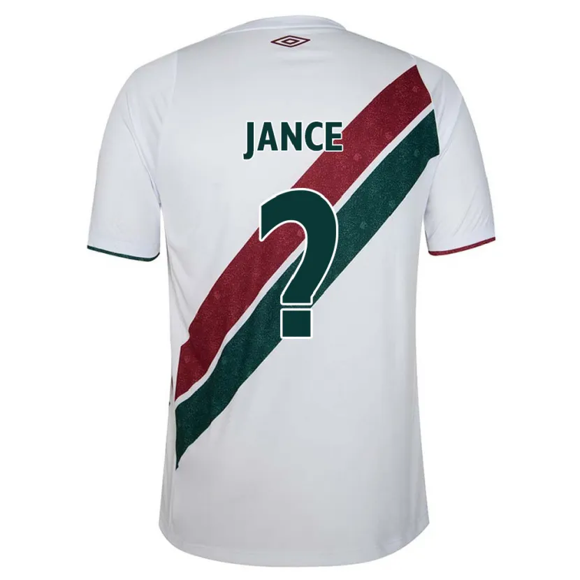 Danxen Kid Léo Jance #0 White Green Maroon Away Jersey 2024/25 T-Shirt