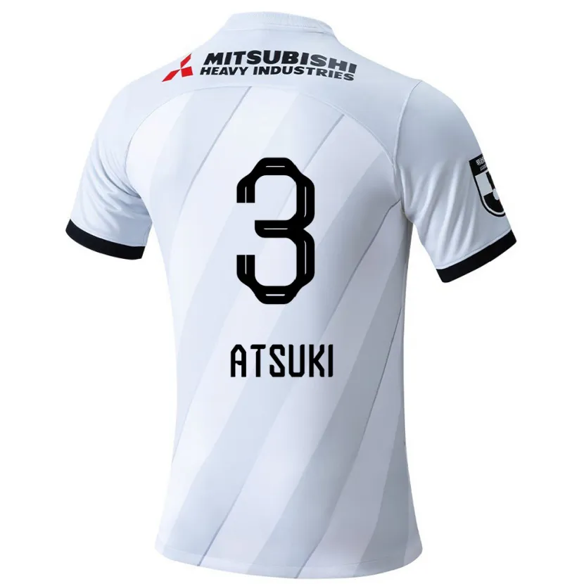 Danxen Kid Atsuki Ito #3 White Grey Away Jersey 2024/25 T-Shirt