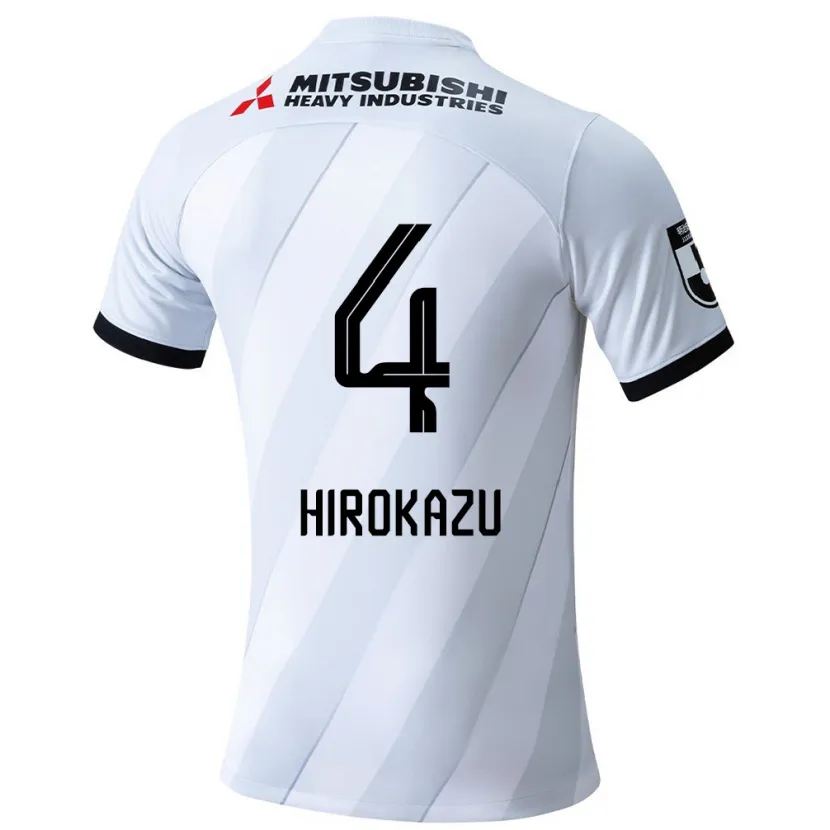 Danxen Kid Hirokazu Ishihara #4 White Grey Away Jersey 2024/25 T-Shirt