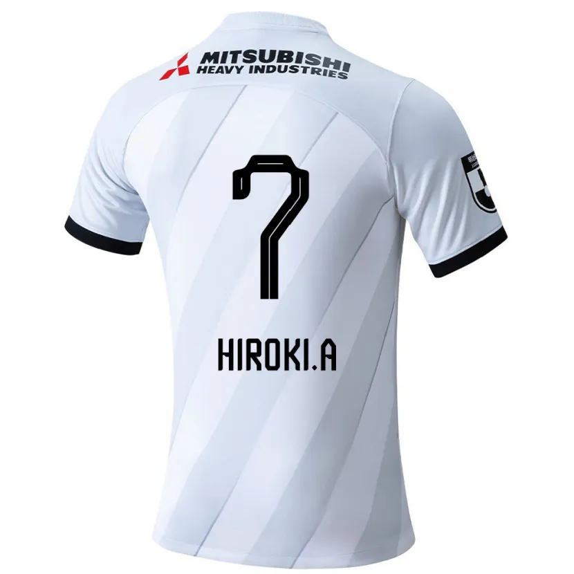 Danxen Kid Hiroki Abe #7 White Grey Away Jersey 2024/25 T-Shirt