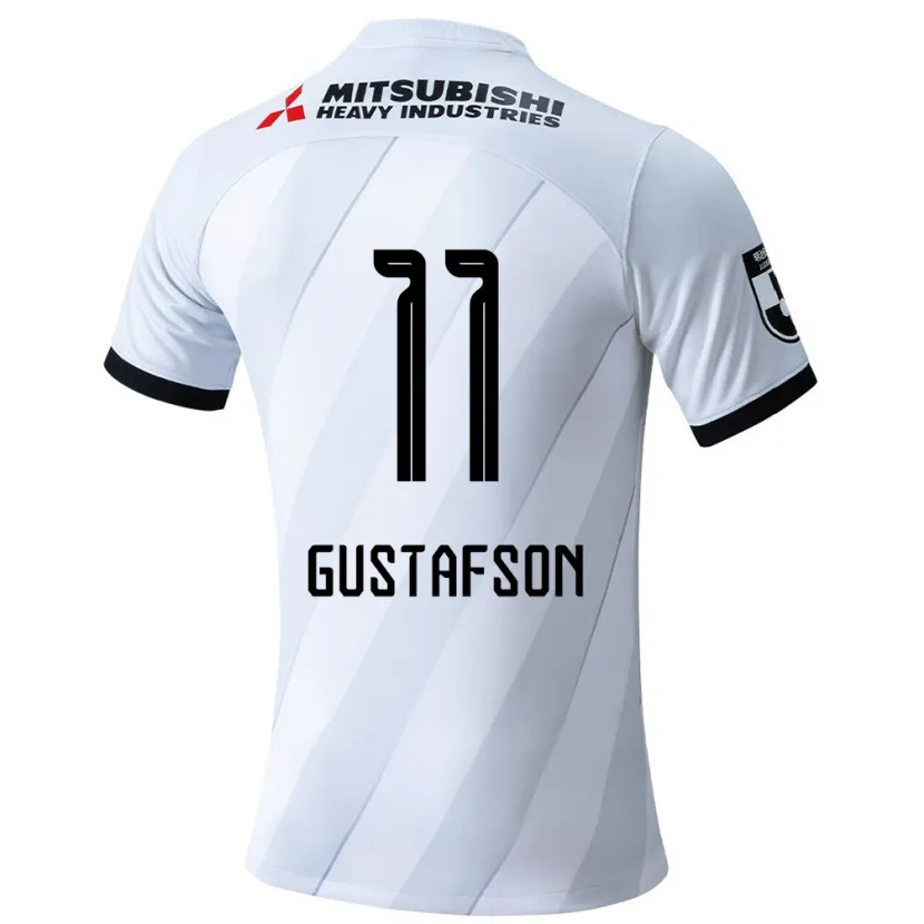 Danxen Kid Samuel Gustafson #11 White Grey Away Jersey 2024/25 T-Shirt