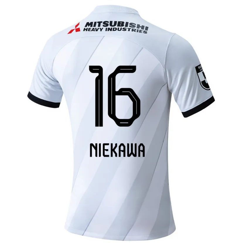 Danxen Kid Ayumi Niekawa #16 White Grey Away Jersey 2024/25 T-Shirt