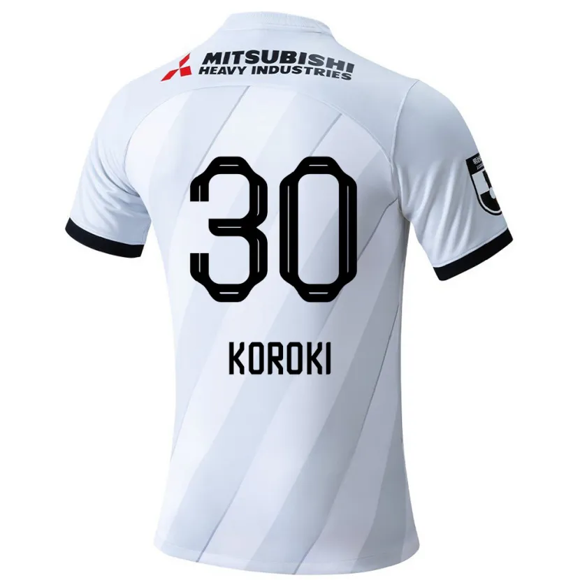 Danxen Kid Shinzo Koroki #30 White Grey Away Jersey 2024/25 T-Shirt