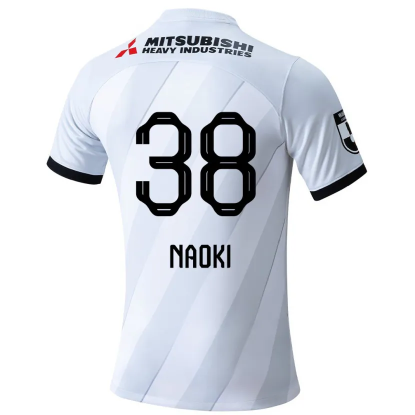 Danxen Kid Naoki Maeda #38 White Grey Away Jersey 2024/25 T-Shirt