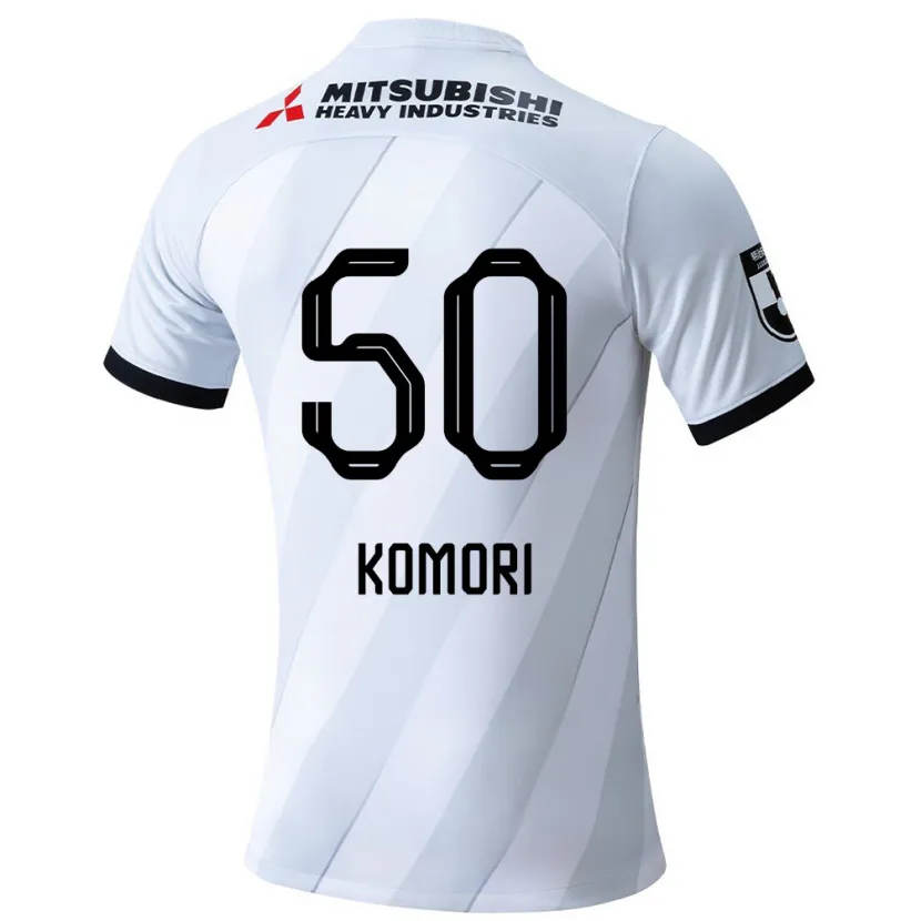 Danxen Kid Haruki Komori #50 White Grey Away Jersey 2024/25 T-Shirt