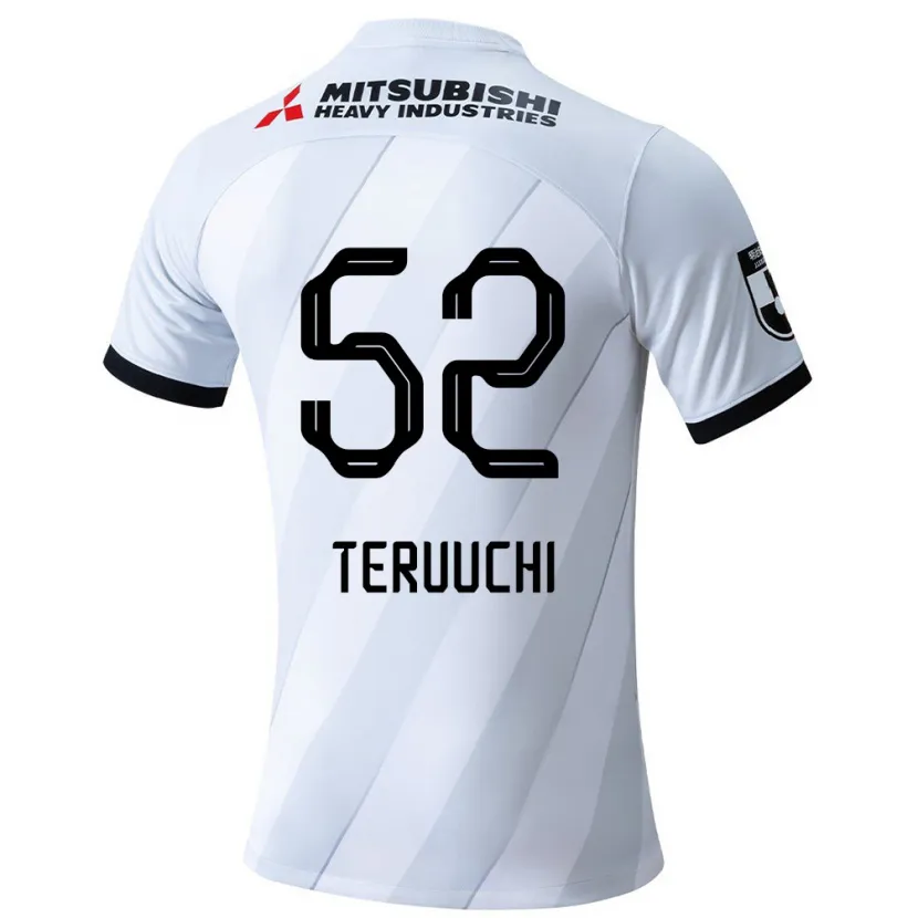 Danxen Kid Toshikazu Teruuchi #52 White Grey Away Jersey 2024/25 T-Shirt