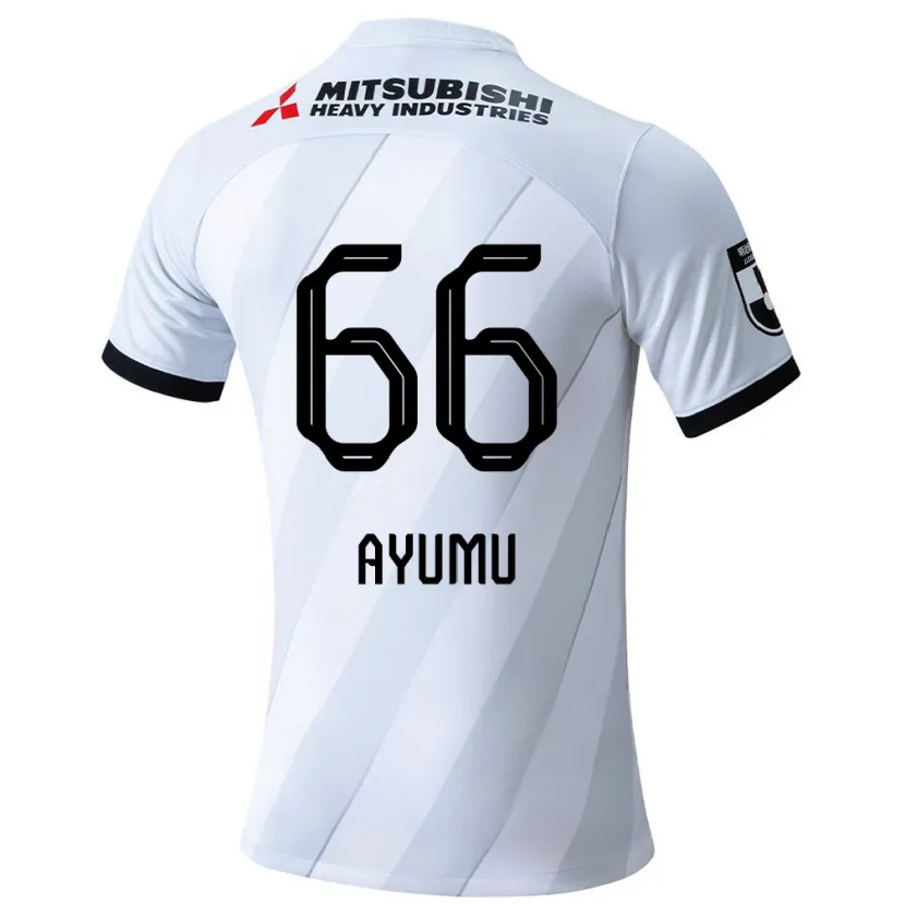 Danxen Kid Ayumu Ohata #66 White Grey Away Jersey 2024/25 T-Shirt