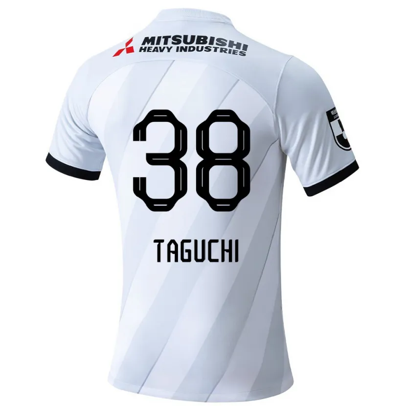 Danxen Kid Keita Taguchi #38 White Grey Away Jersey 2024/25 T-Shirt