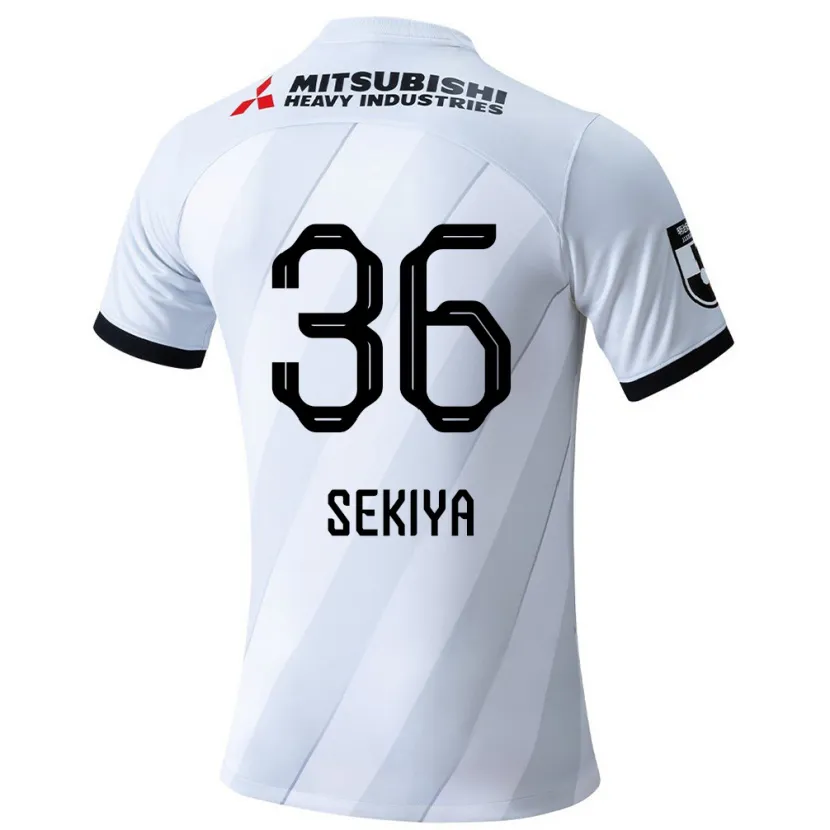 Danxen Kid Hikaru Sekiya #36 White Grey Away Jersey 2024/25 T-Shirt