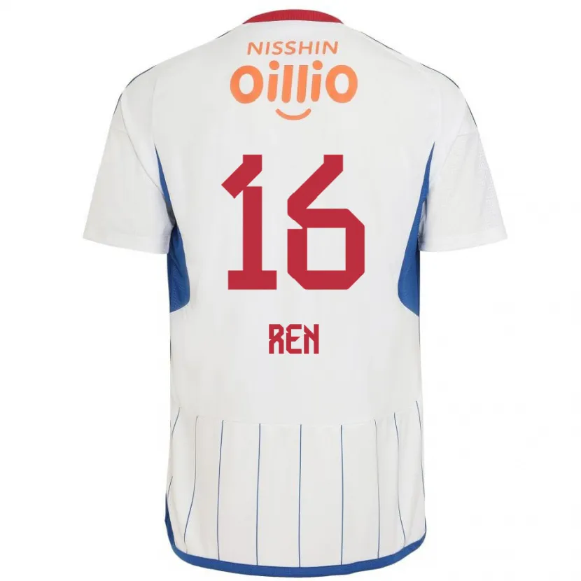 Danxen Kid Ren Kato #16 White Blue Red Away Jersey 2024/25 T-Shirt