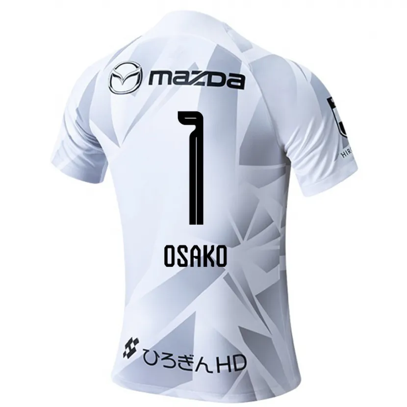 Danxen Kid Keisuke Osako #1 White Grey Black Away Jersey 2024/25 T-Shirt