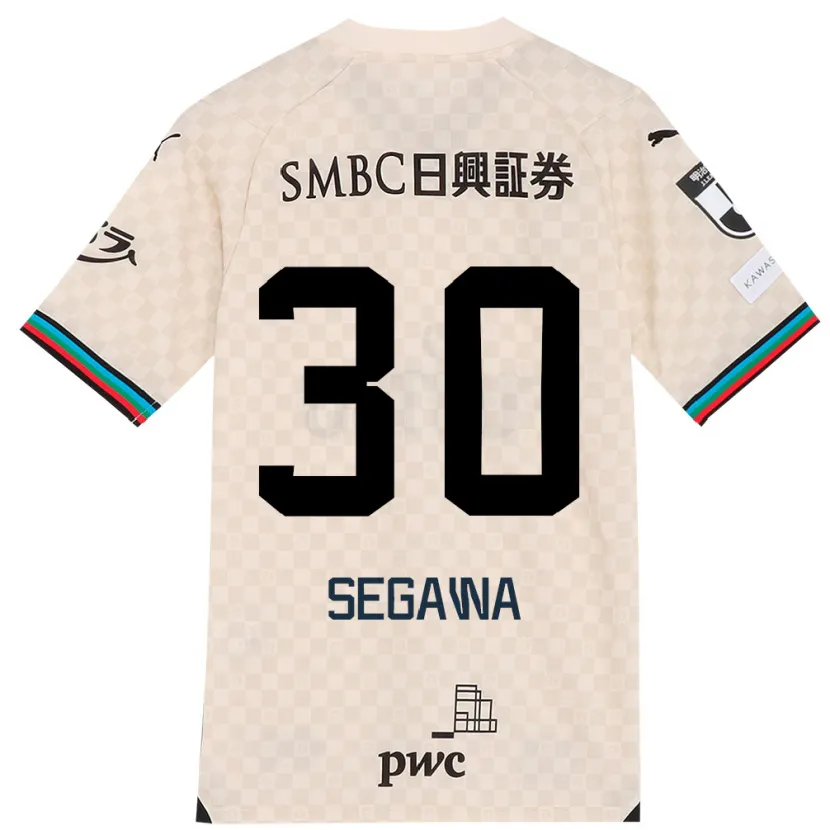 Danxen Kid Yusuke Segawa #30 White Gray Away Jersey 2024/25 T-Shirt