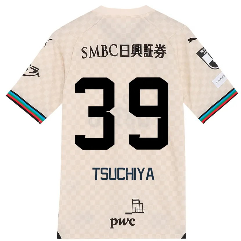 Danxen Kid Kaito Tsuchiya #39 White Gray Away Jersey 2024/25 T-Shirt