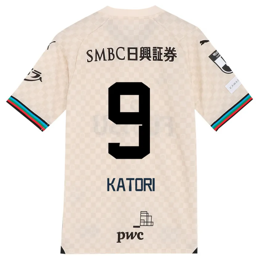 Danxen Kid Takeshi Katori #9 White Gray Away Jersey 2024/25 T-Shirt