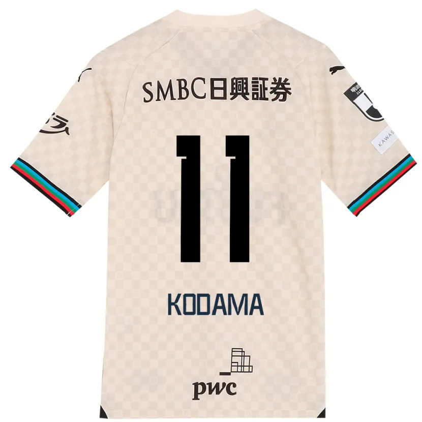 Danxen Kid Shotaro Kodama #11 White Gray Away Jersey 2024/25 T-Shirt