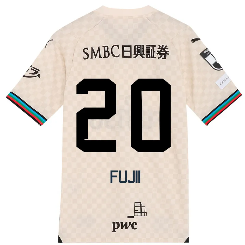 Danxen Kid Rensuke Fujii #20 White Gray Away Jersey 2024/25 T-Shirt