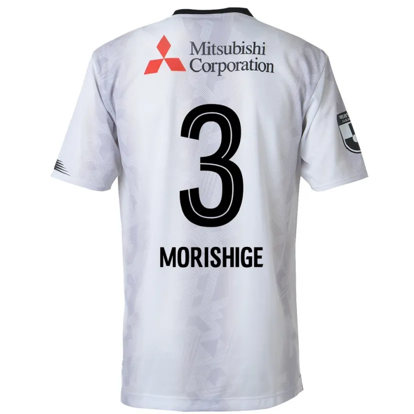 Danxen Kid Masato Morishige #3 White Black Away Jersey 2024/25 T-Shirt