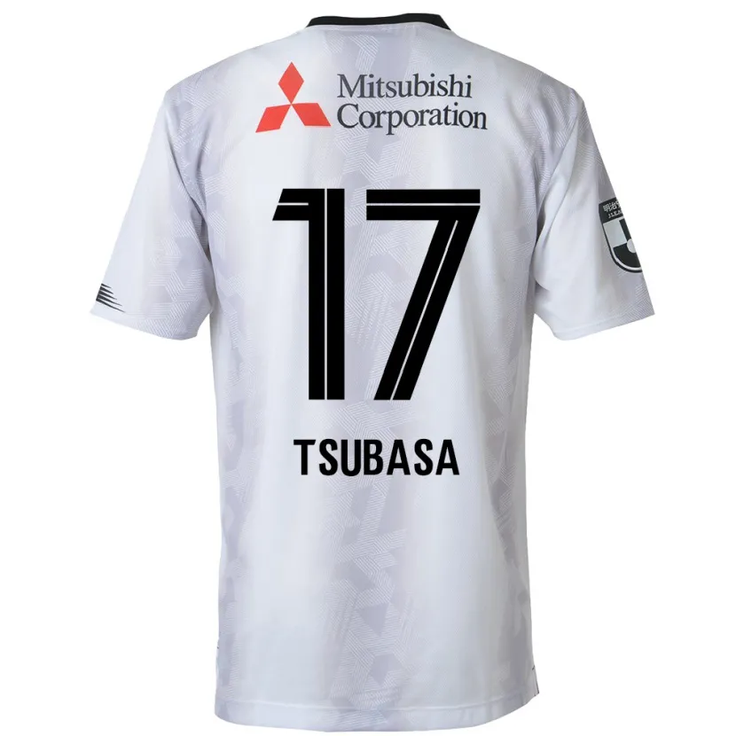 Danxen Kid Tsubasa Terayama #17 White Black Away Jersey 2024/25 T-Shirt