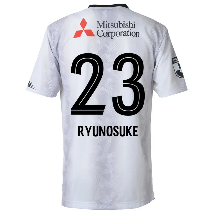 Danxen Kid Ryunosuke Sato #23 White Black Away Jersey 2024/25 T-Shirt