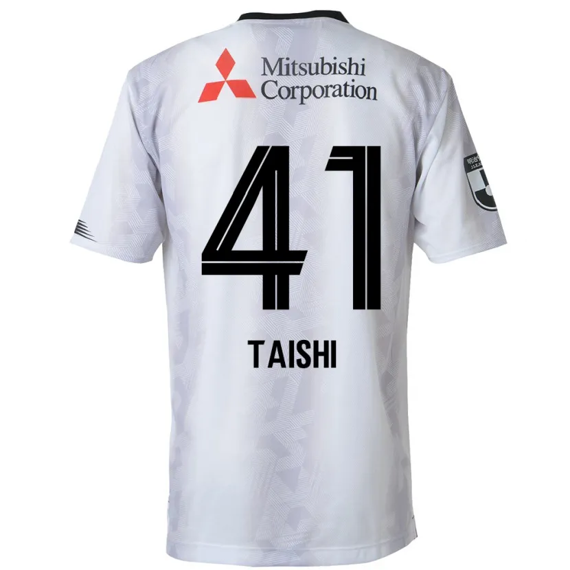 Danxen Kid Taishi Brandon Nozawa #41 White Black Away Jersey 2024/25 T-Shirt