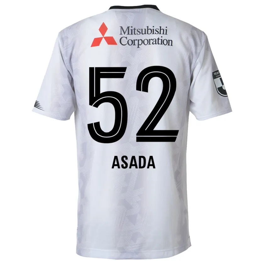 Danxen Kid Rui Asada #52 White Black Away Jersey 2024/25 T-Shirt