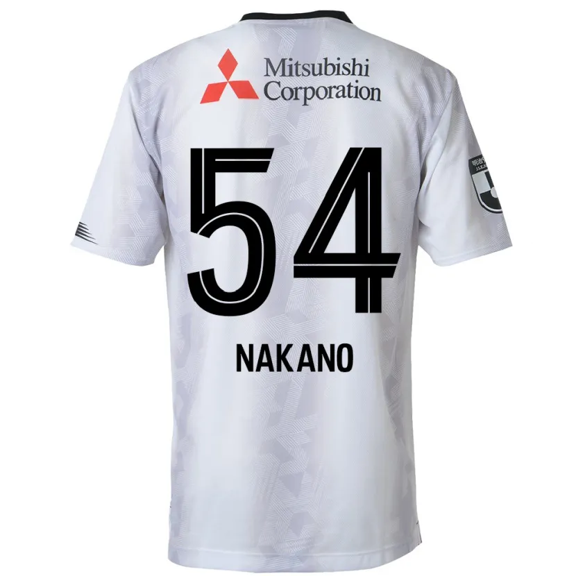 Danxen Kid Yui Nakano #54 White Black Away Jersey 2024/25 T-Shirt