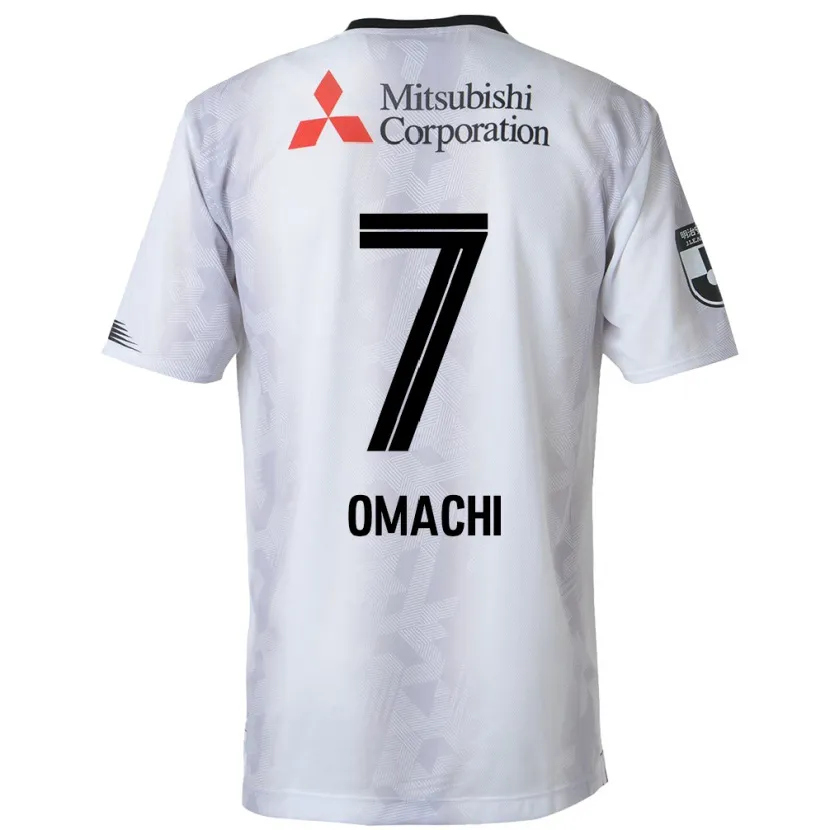 Danxen Kid Hyugo Omachi #7 White Black Away Jersey 2024/25 T-Shirt