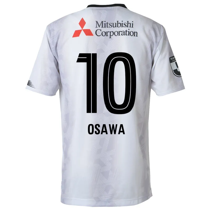 Danxen Kid Shuzo Osawa #10 White Black Away Jersey 2024/25 T-Shirt