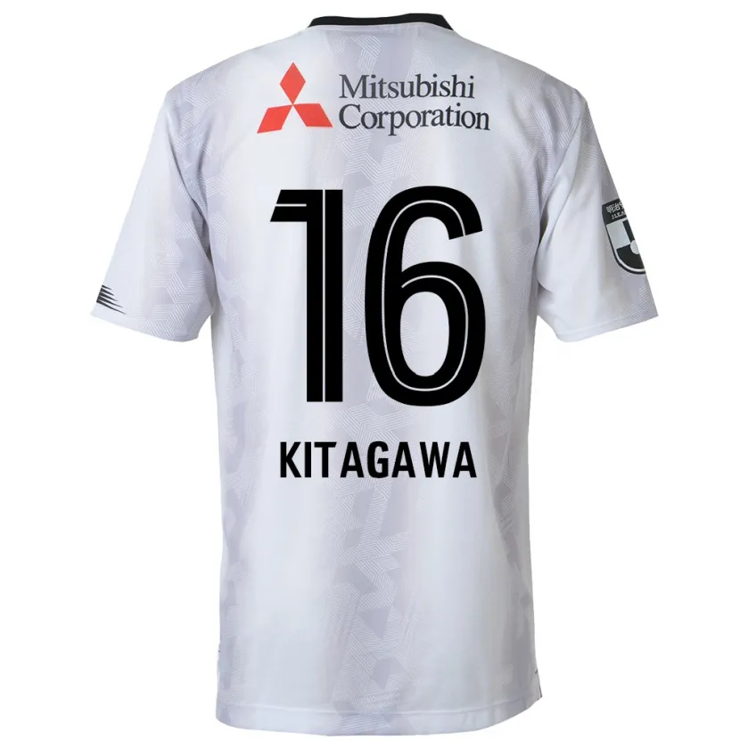 Danxen Kid Rento Kitagawa #16 White Black Away Jersey 2024/25 T-Shirt