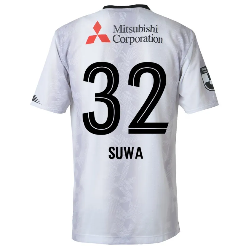 Danxen Kid Keita Suwa #32 White Black Away Jersey 2024/25 T-Shirt